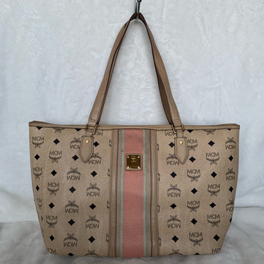 Authentic MCM shopper tote bag